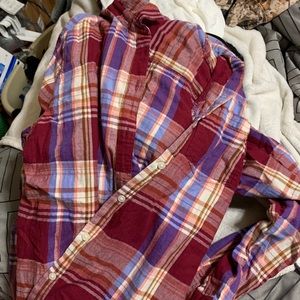 Plaid button up shirt